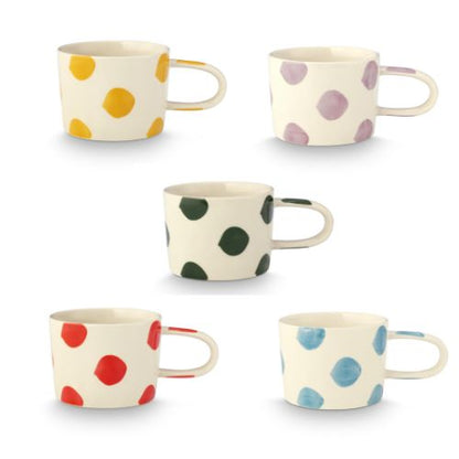 VT Wonen Dots Mokken Bundel 5 Kleuren