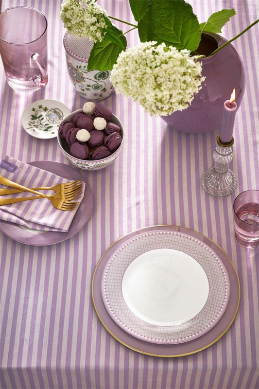 Pip Studio Lily &amp;amp; Lotus dinner plate Lila Tiles - ⌀26.5cm