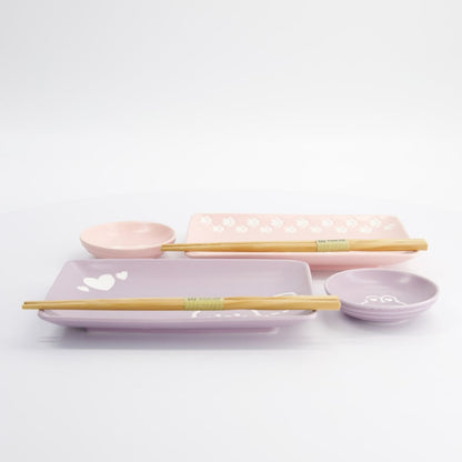 Tokyo Design Kawaii Sushiset Konijn en Kat - 2 personen