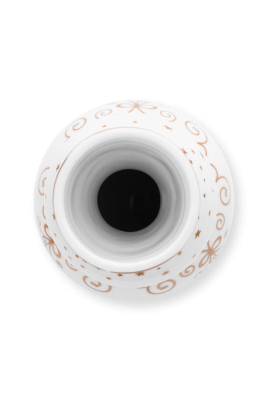 Pip studio Royal Winter White vaas - 15cm