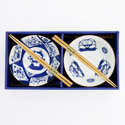 Tokyo Design Tayo bowl Kawaii Cat set/2 - 500ml