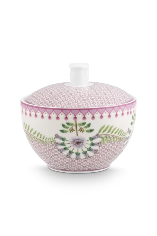 Pip Studio Lily &amp;amp; Lotus sugar bowl - 300ml - Tiles Lilac