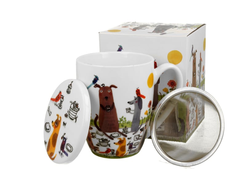 Duo Gifts Dogs World "Picnic" Theeset Hond - 360ml