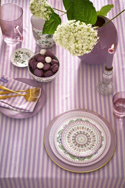 Pip Studio Lily &amp;amp; Lotus Cake Plate Lilac - ⌀17cm