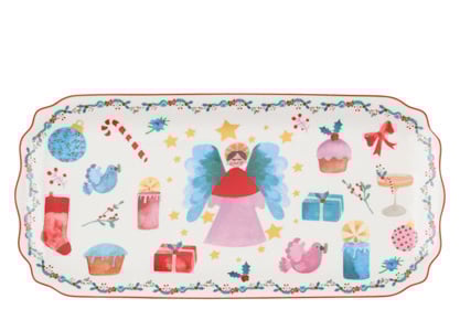 Maxwell en Williams Kerstschaal Engel - 15x30cm