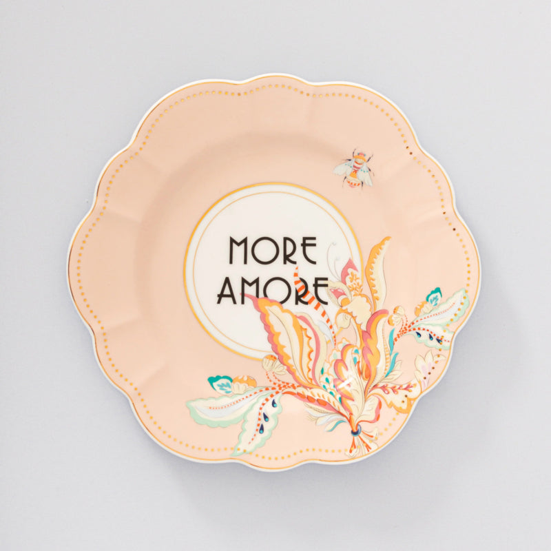 Yvonne Ellen Frühstücksteller mit Blumenmuster – Ø 23 cm