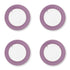 Dinerborden set 4 personen paars lily en lotus pip studio servies 