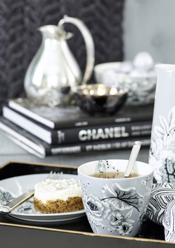 Greengate breakfast plate gray Felicity