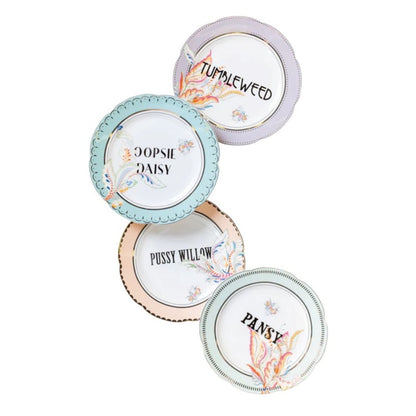 Yvonne Ellen London Floral Kuchenteller-Set/4 - ⌀16cm
