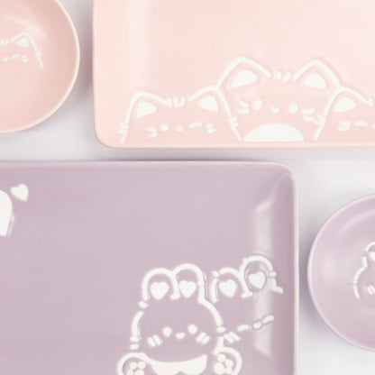 Tokyo Design Kawaii Sushiset Konijn en Kat - 2 personen
