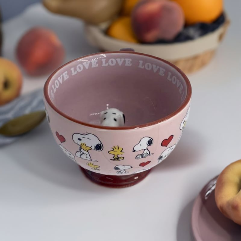 Roze Snoopy Mok – 300ml | Peanuts House of Disaster | Cornelia Servies
