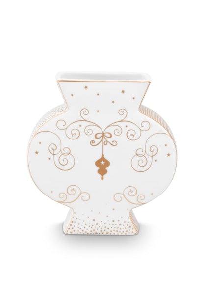 Pip studio Royal Winter White vaas - 16.5cm