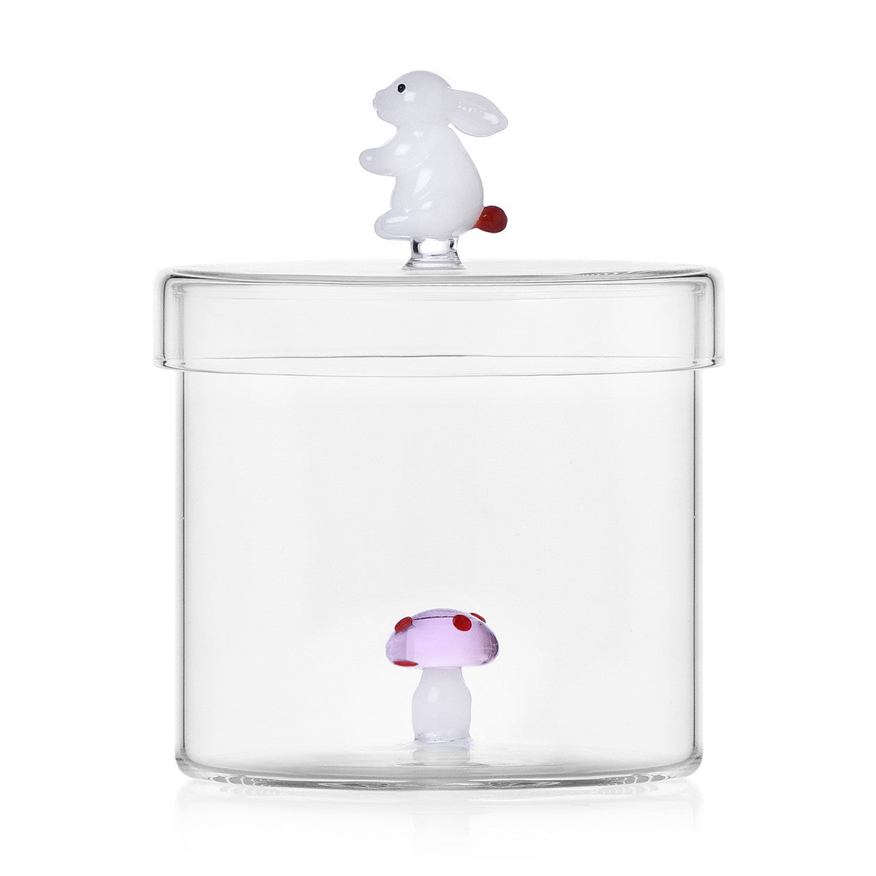 Ichendorf Milano Glass Box - Mushroom &amp;amp; Rabbit