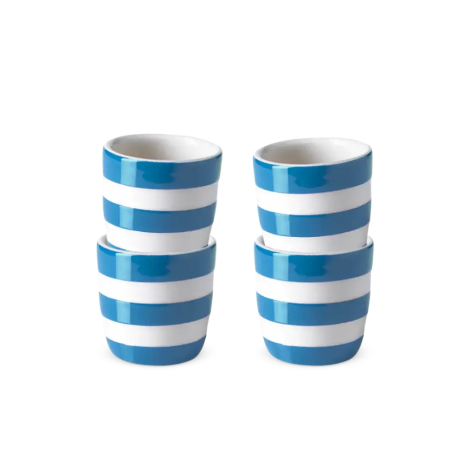 Cornishware Cornishblue Eierbecher, 4er-Set