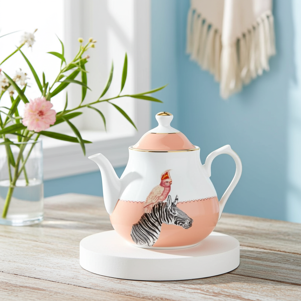 Yvonne Ellen London Theepot Zebra - 1.6Ltr