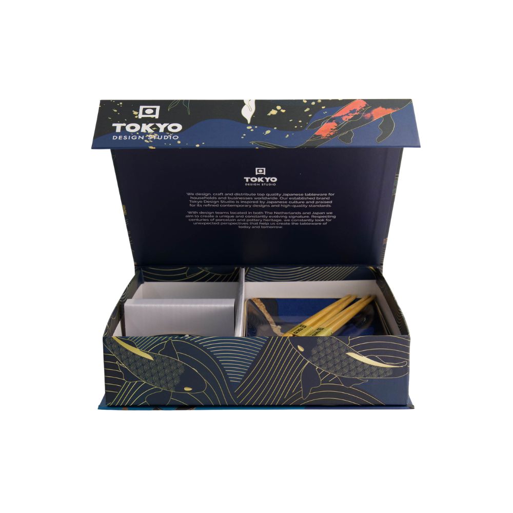 Tokyo Design Studio Koi Sushiset voor 2 Personen karper in cadeaudoos