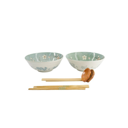 Tokyo Design Fujisakura Groen Ramen Kom Set/2 – 1000 ml zijkant