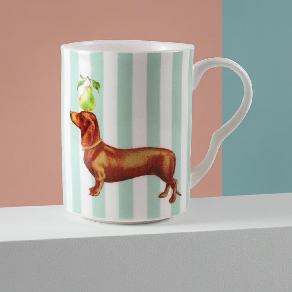 Yvonne ellen london mok met teckel 