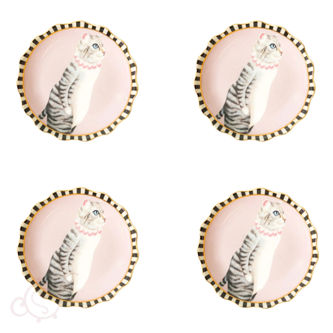 Yvonne Ellen London Petit Four Bordjes - Kat - Ø10 cm
