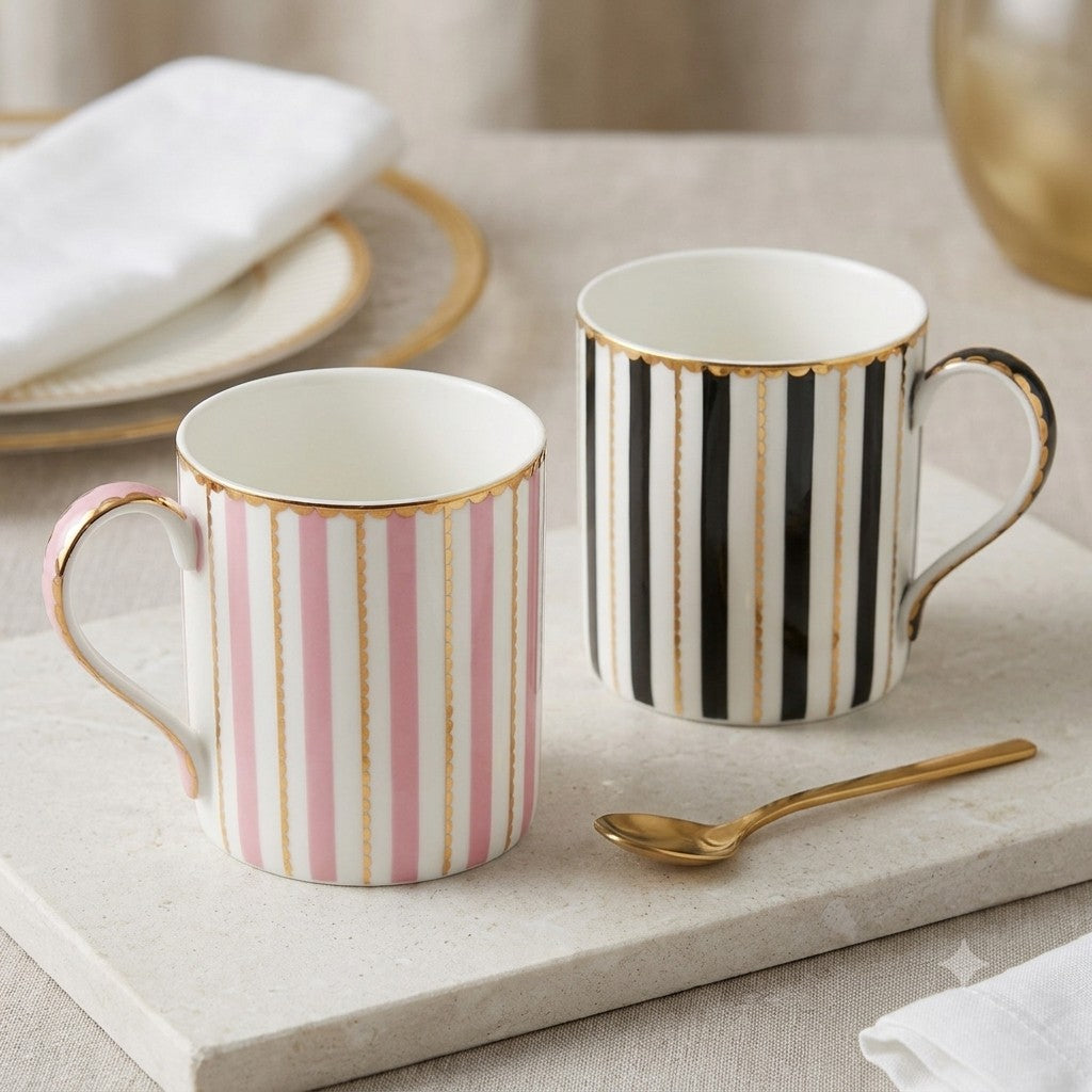 Maxwell &amp; Williams Roze + Zwart Set van 2 | Actie 2 voor €19,95